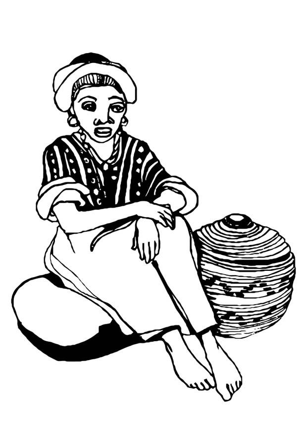 donna Disegno da colorare donna