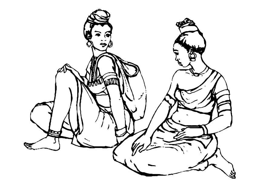 donna Disegno da colorare donna
