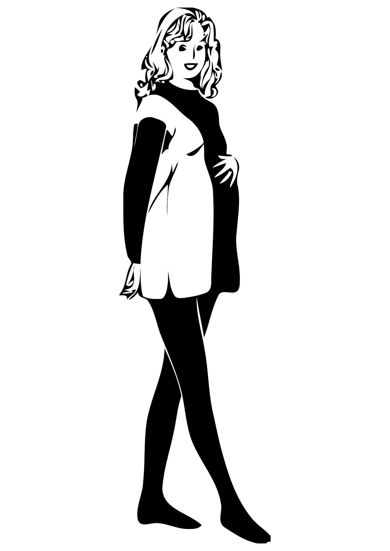 donna incinta Disegno da colorare donna incinta