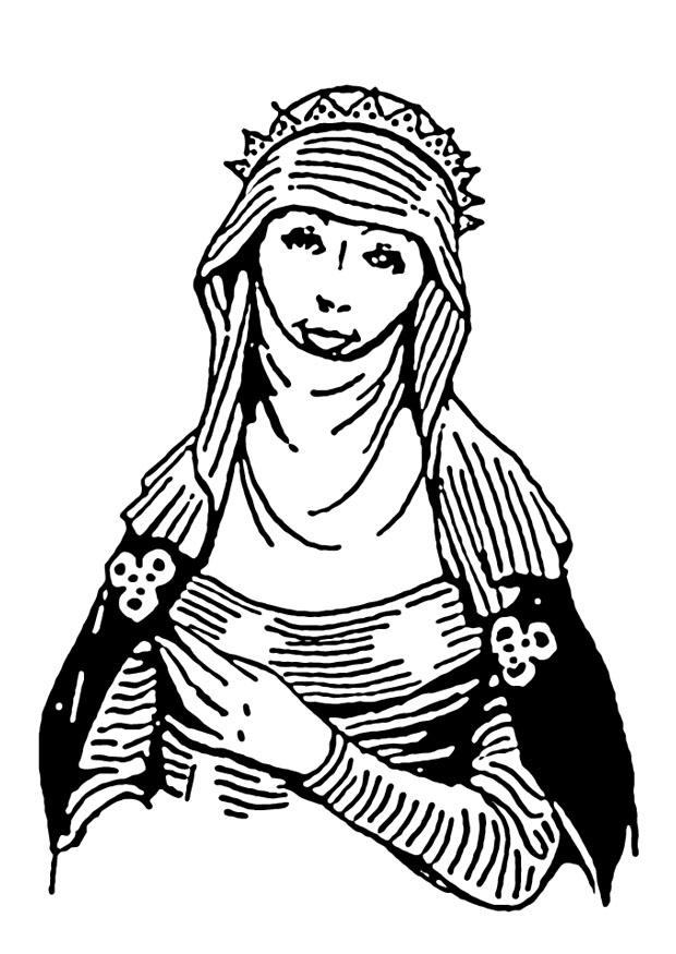 donne berbera Disegno da colorare donne berbera