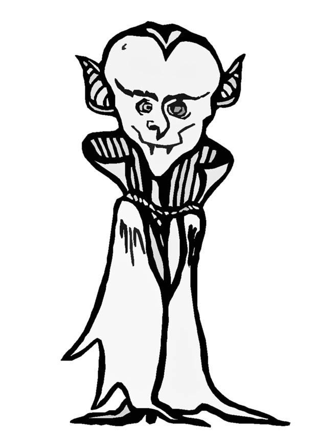 dracula Disegno da colorare dracula