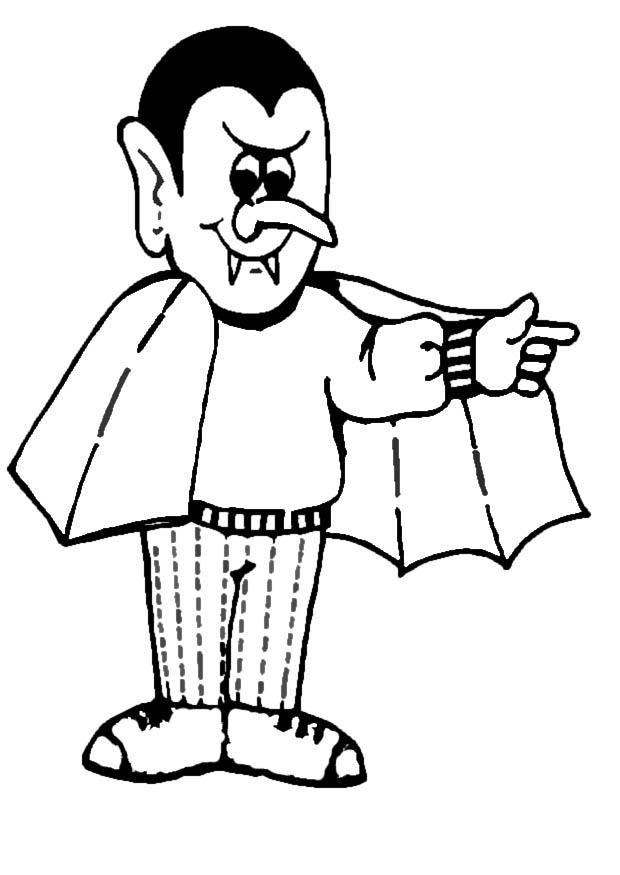 dracula Disegno da colorare dracula