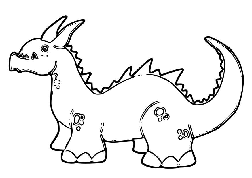 drago Disegno da colorare drago