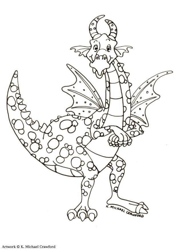 dragonetto Disegno da colorare dragonetto