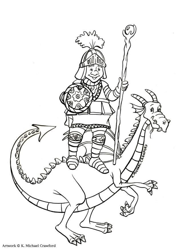 dragoniere Disegno da colorare dragoniere