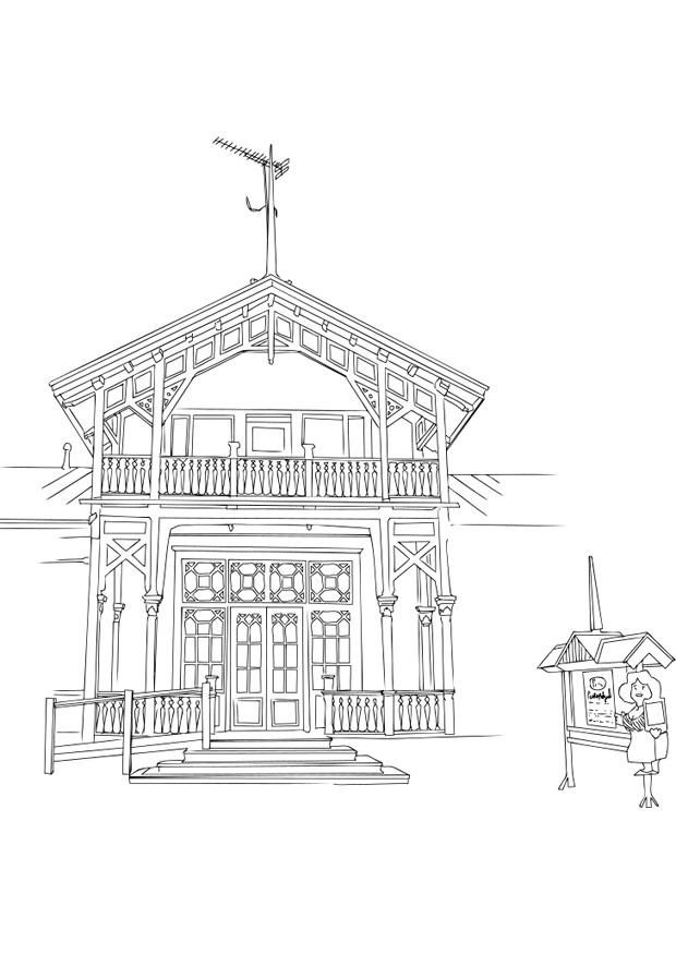edificio Disegno da colorare edificio