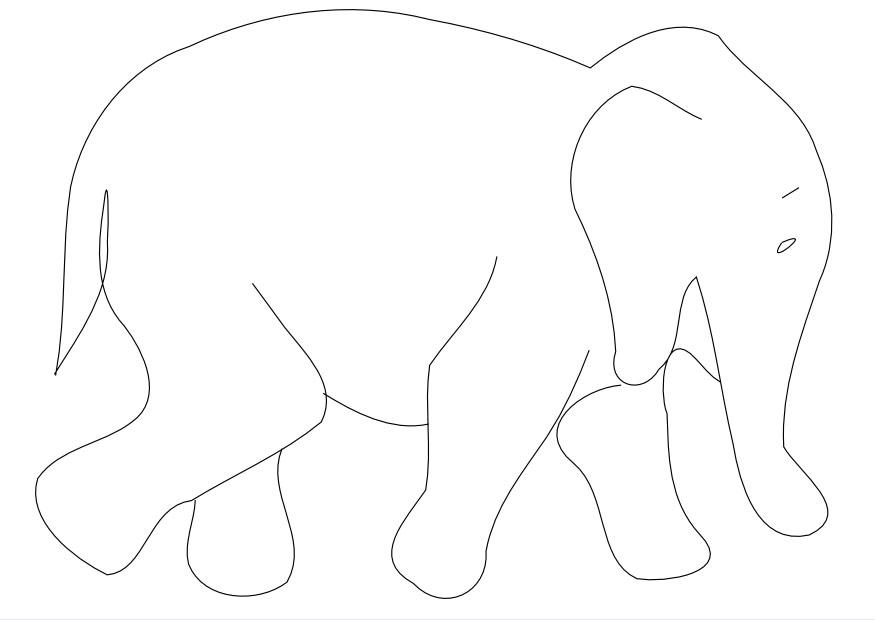 elefante Disegno da colorare elefante