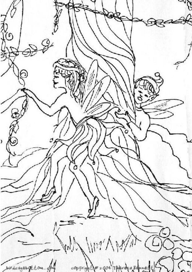 elfi Disegno da colorare elfi