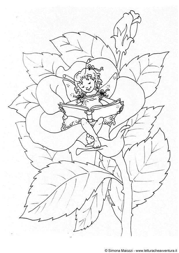 elfo Disegno da colorare elfo