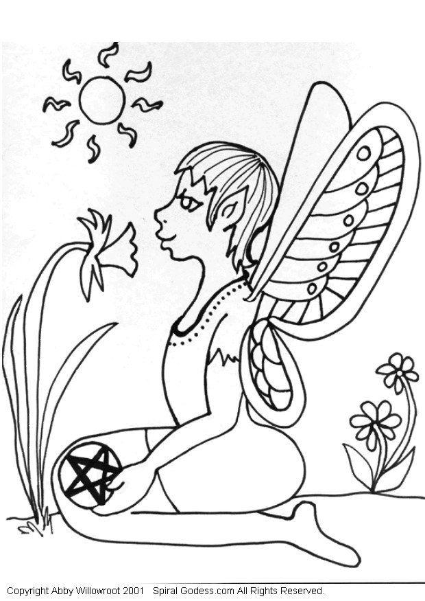 elfo Disegno da colorare elfo