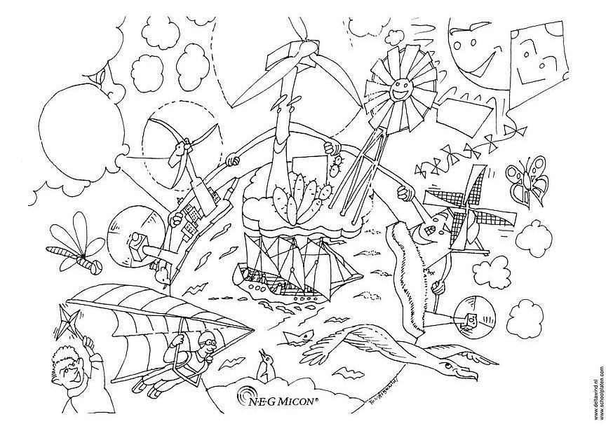 energia sostenibile Disegno da colorare energia sostenibile