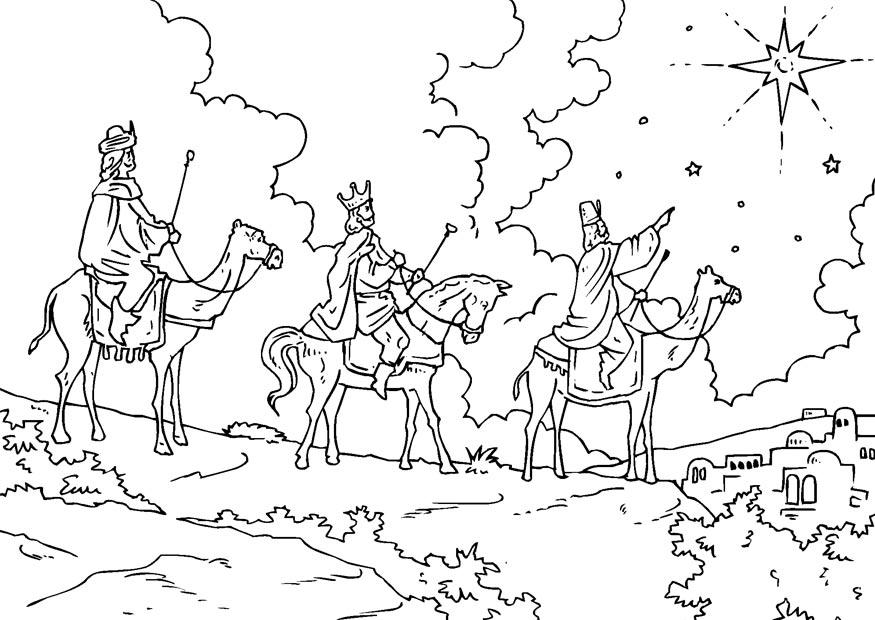 epifania Disegno da colorare epifania