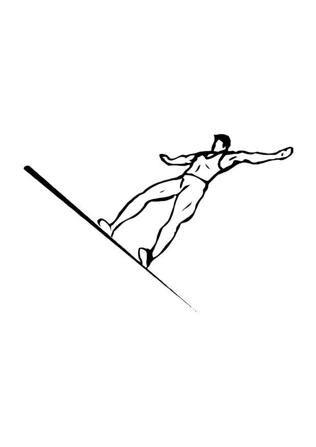 equilibrista Disegno da colorare equilibrista