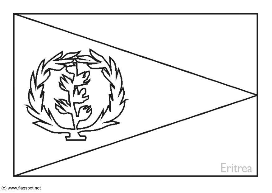 eritrea Disegno da colorare eritrea