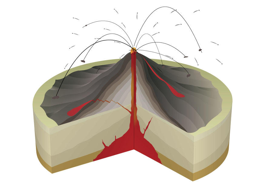 eruzione vulcano immagine eruzione vulcano
