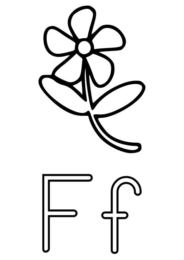 f Disegno da colorare f