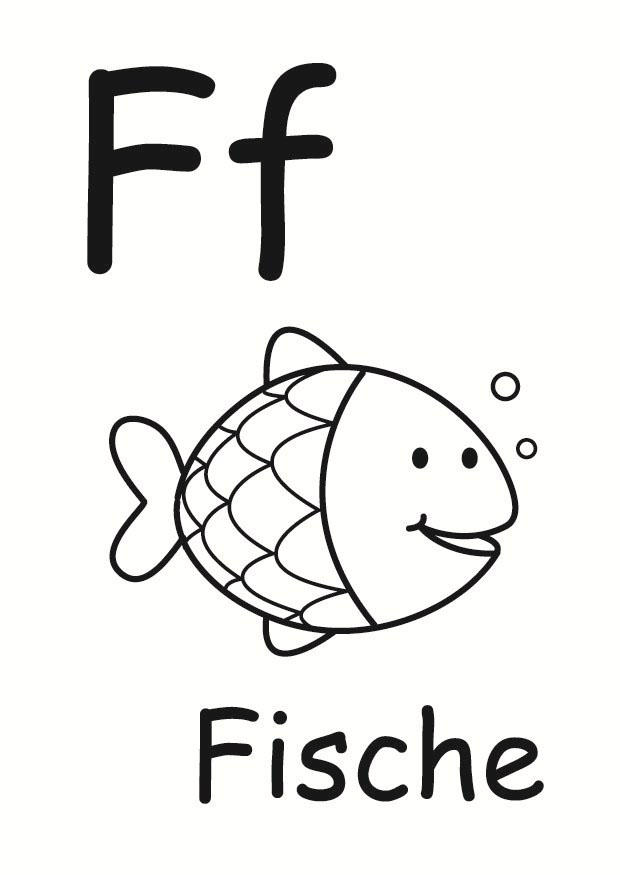 f Disegno da colorare f
