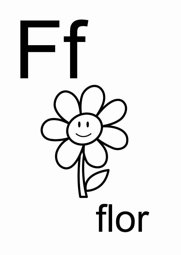 f Disegno da colorare f