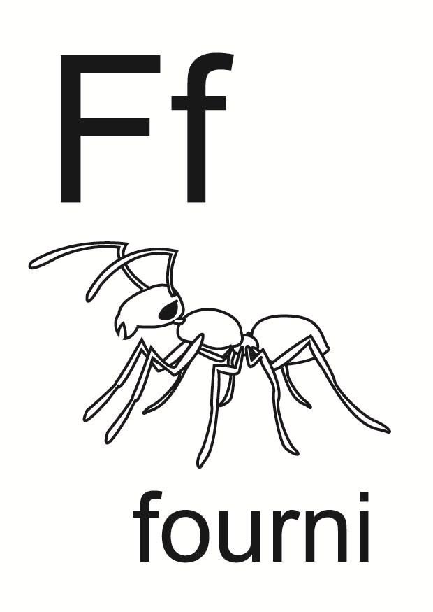 f Disegno da colorare f
