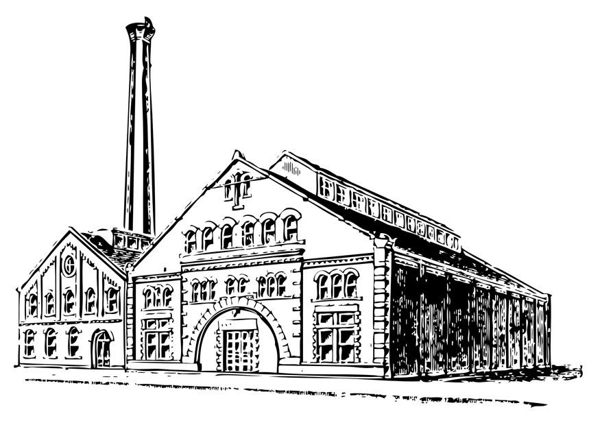 fabbrica Disegno da colorare fabbrica