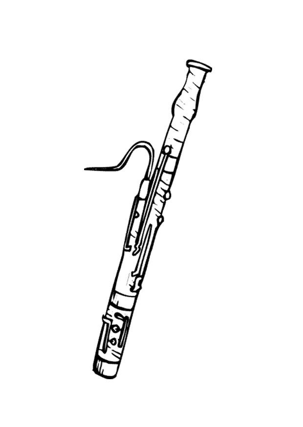 fagotto Disegno da colorare fagotto