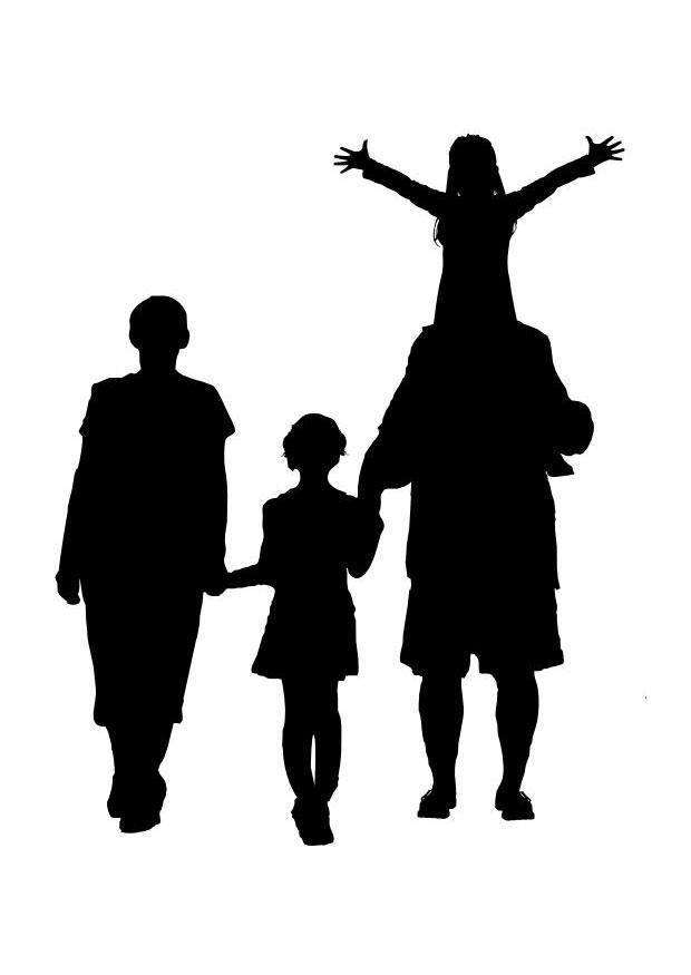 famiglia Disegno da colorare famiglia