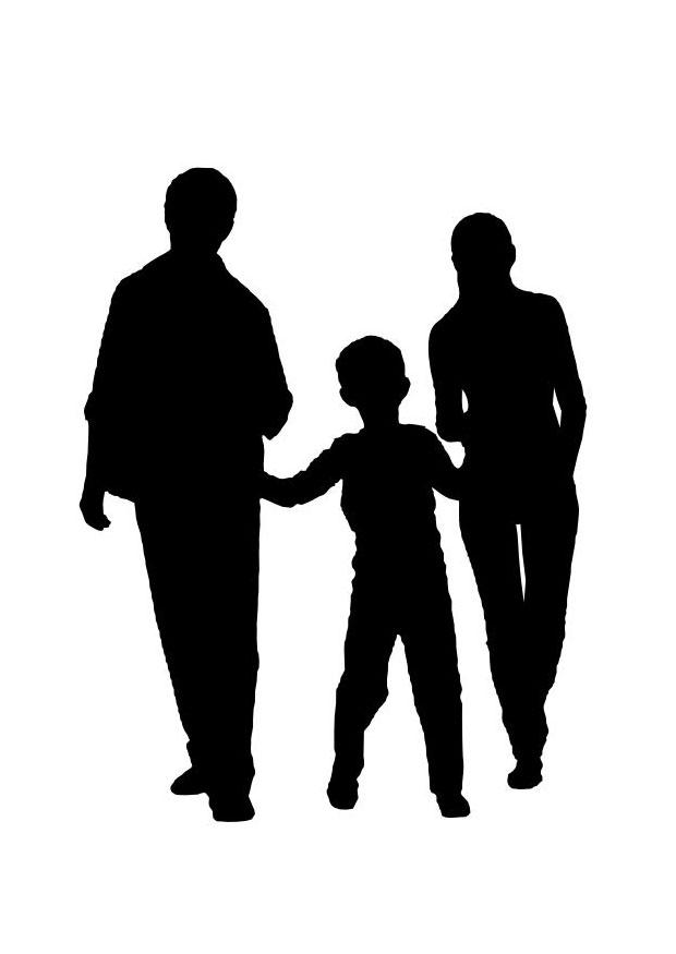 famiglia Disegno da colorare famiglia