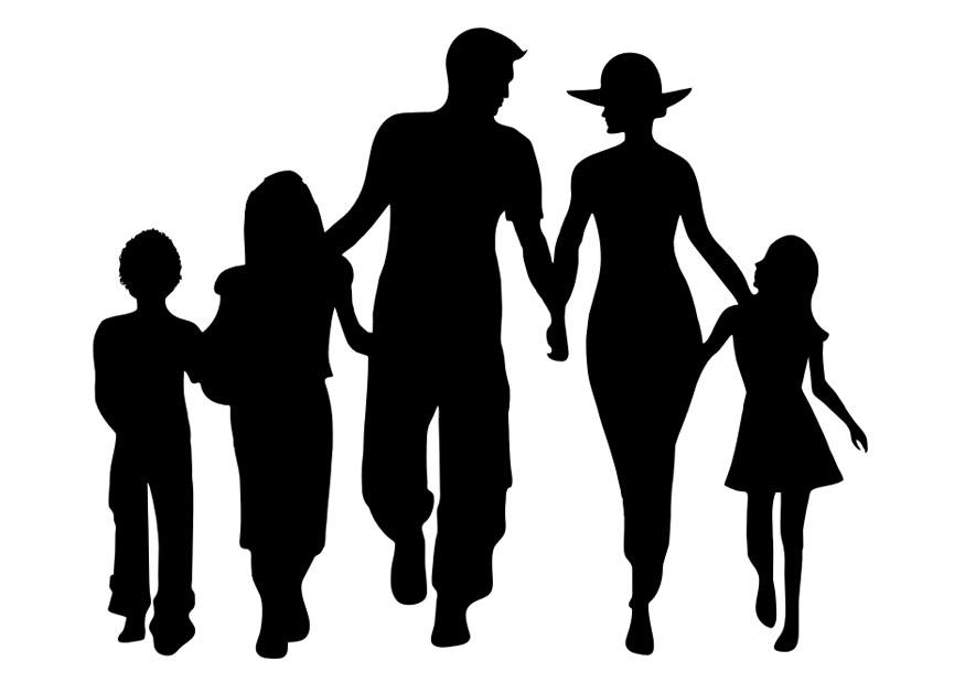famiglia Disegno da colorare famiglia