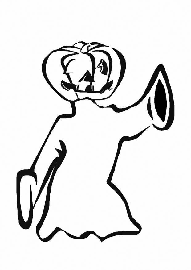 fantasma - halloween Disegno da colorare fantasma - halloween