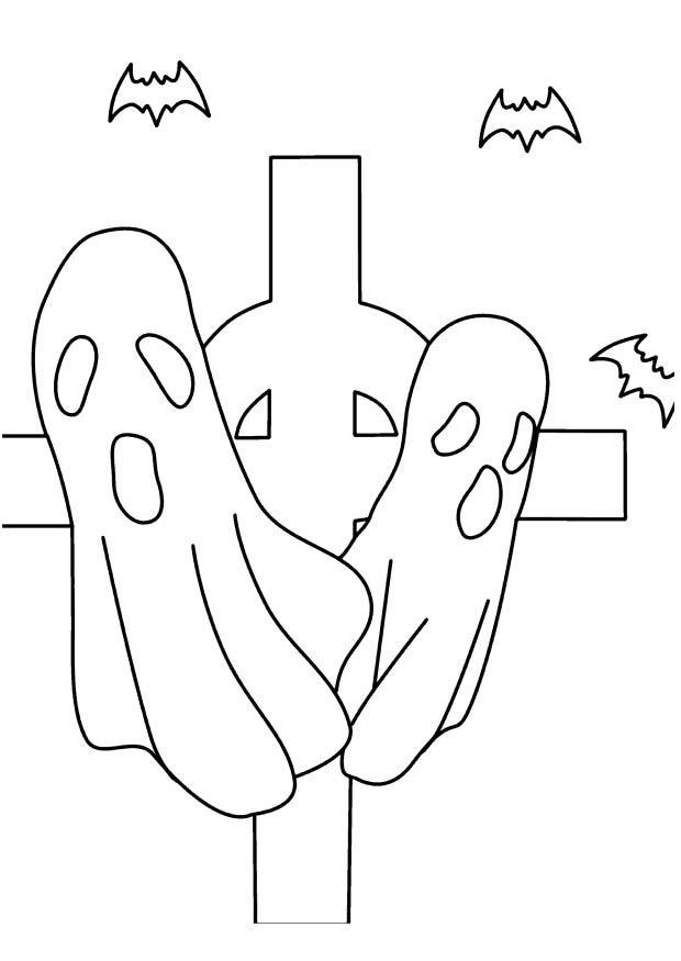 fantasmi Disegno da colorare fantasmi