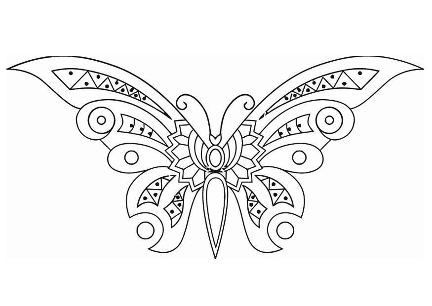 farfalla Disegno da colorare farfalla