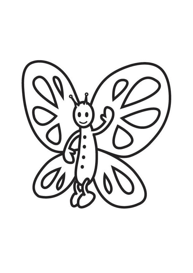 farfalla Disegno da colorare farfalla