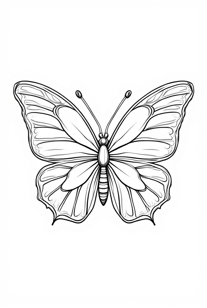 farfalla Disegno da colorare farfalla