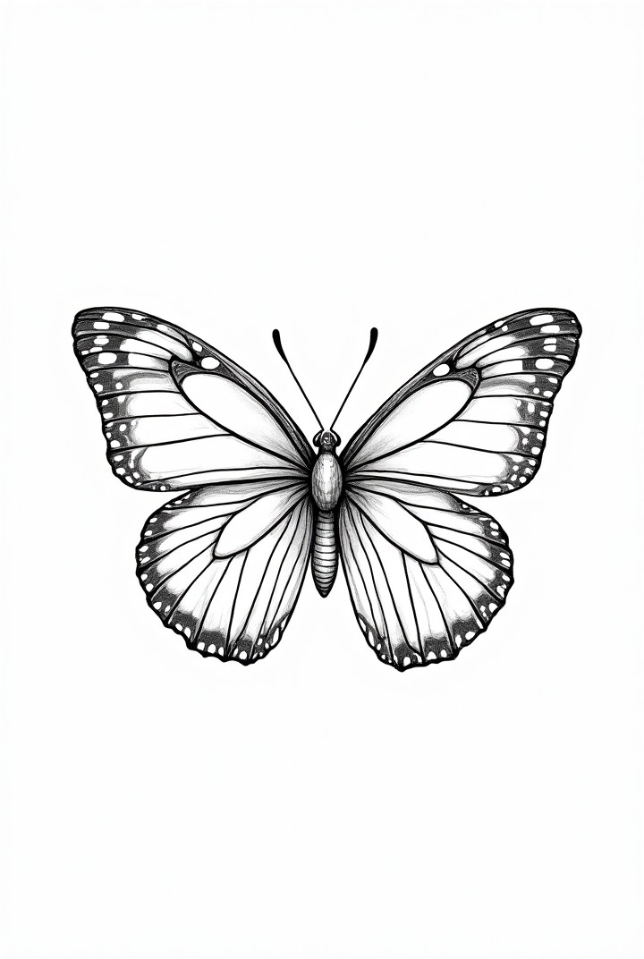 farfalla Disegno da colorare farfalla