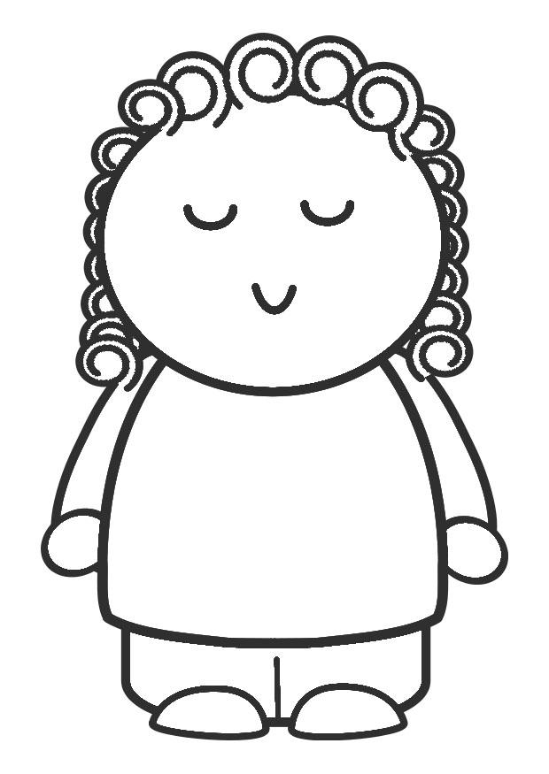 felice Disegno da colorare felice
