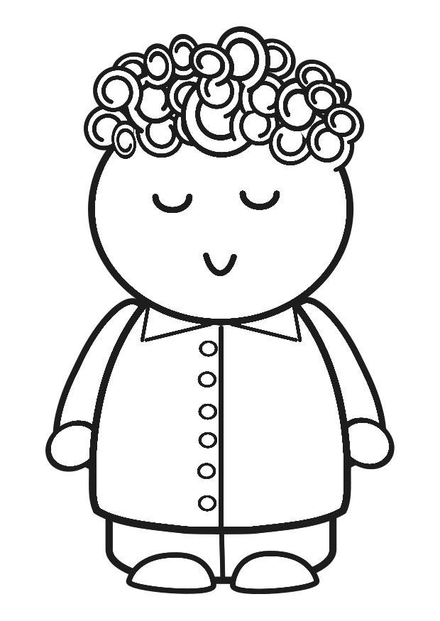 felice Disegno da colorare felice