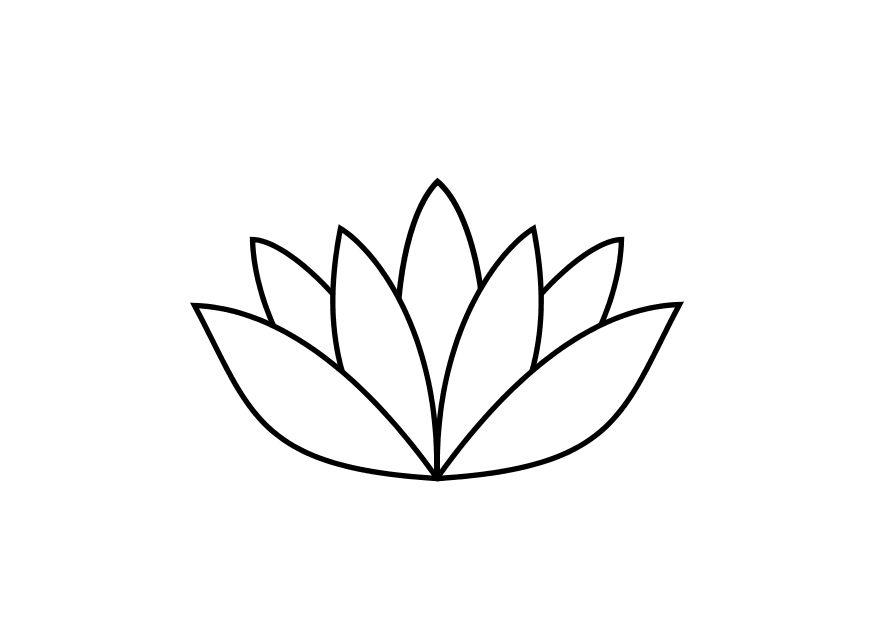 fior di loto Disegno da colorare fior di loto