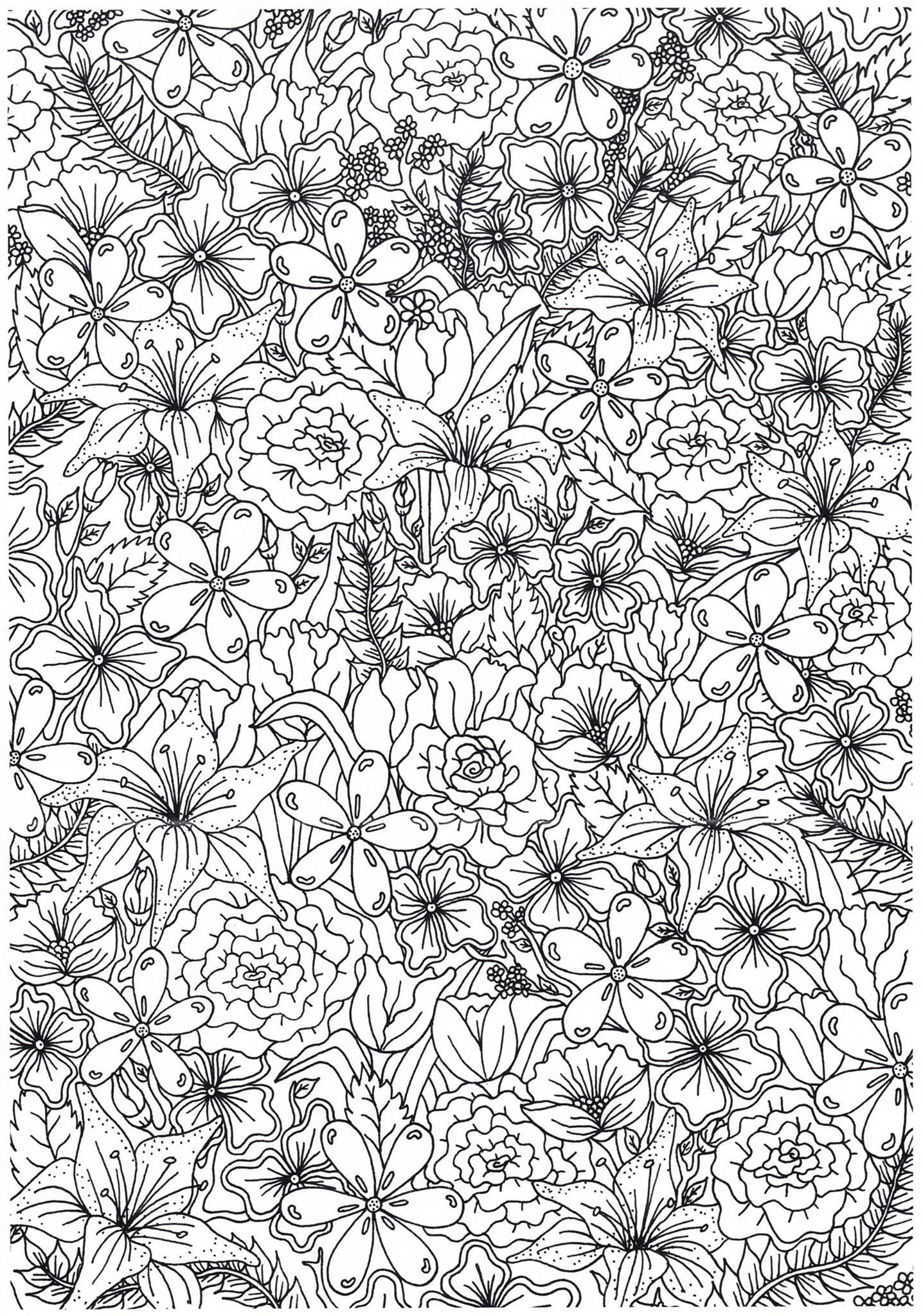 fiori Disegno da colorare fiori