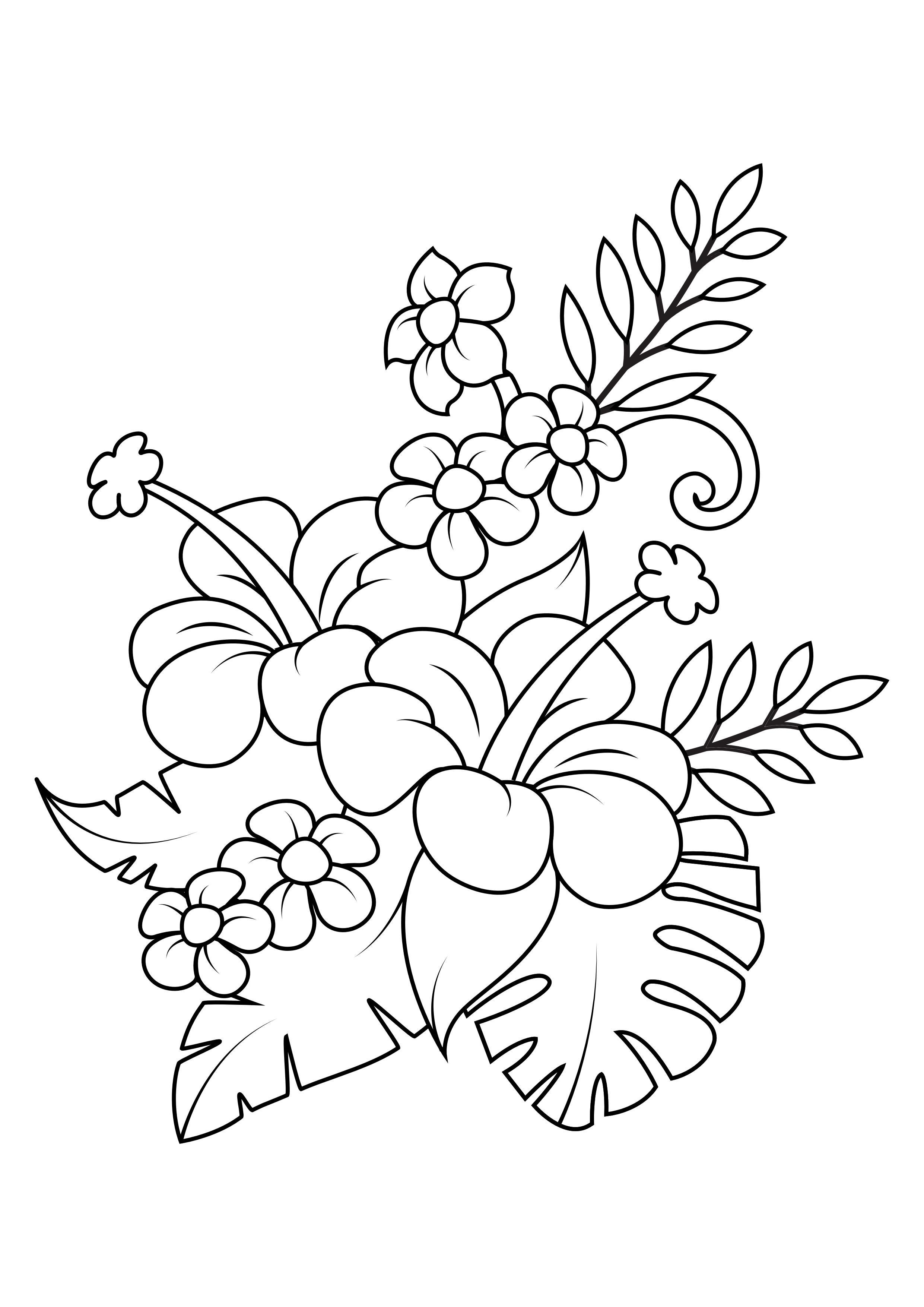 fiori Disegno da colorare fiori