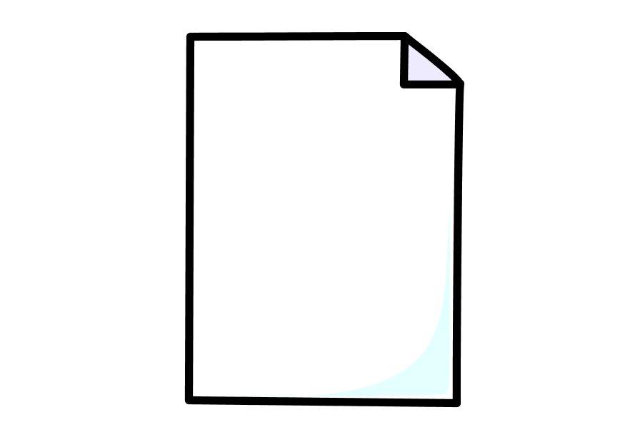 foglio di carta Disegno da colorare foglio di carta
