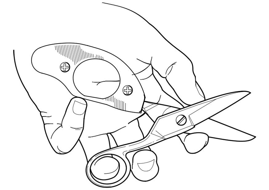 forbici Disegno da colorare forbici