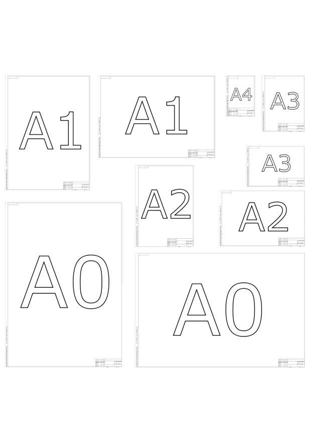 formato carta Disegno da colorare formato carta