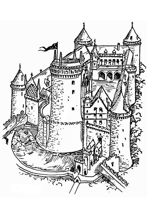 fortezza Disegno da colorare fortezza