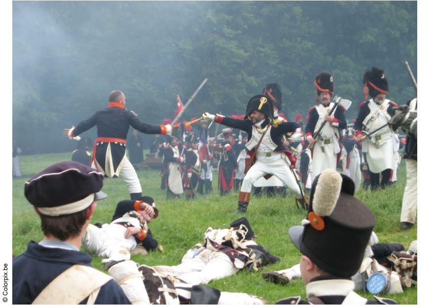 Foto battaglia di waterloo
