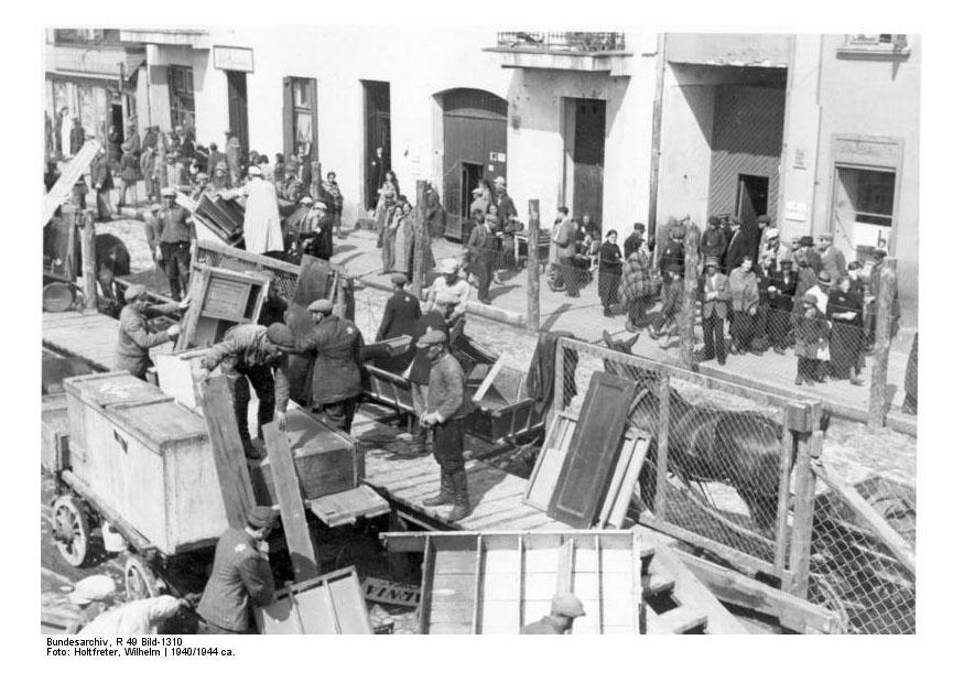 Foto divisione di mobili nel ghetto di litzmannstadt