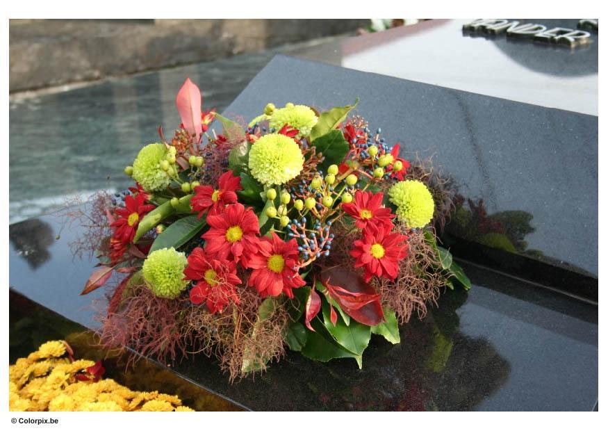 Foto fiori al cimitero
