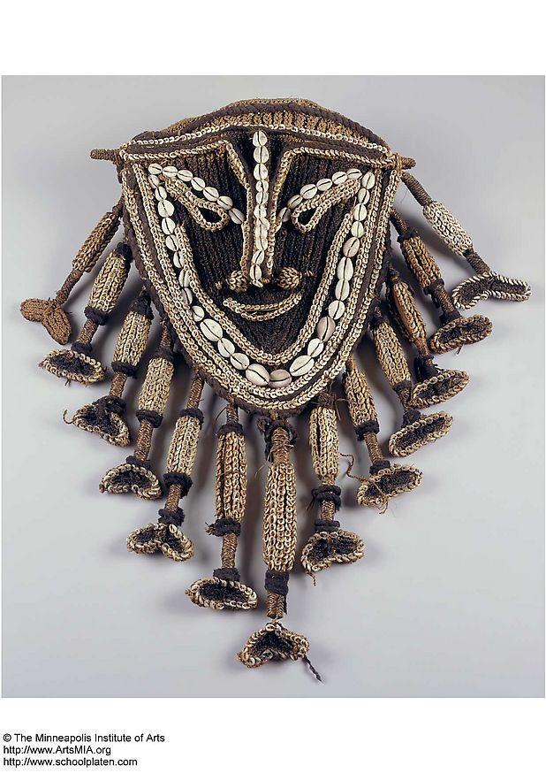 Foto maschera dansatrice papua nuova guinea