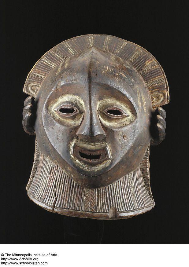 Foto maschera luba 19esimo secolo