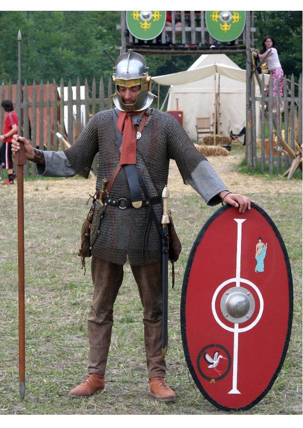 Foto soldato romano attorno a 175 a.c.