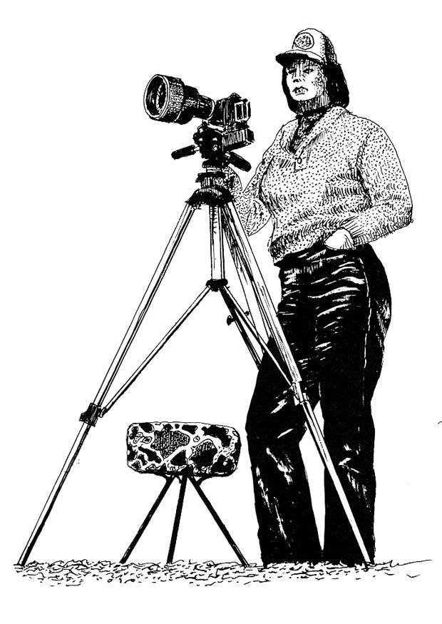 fotografo Disegno da colorare fotografo